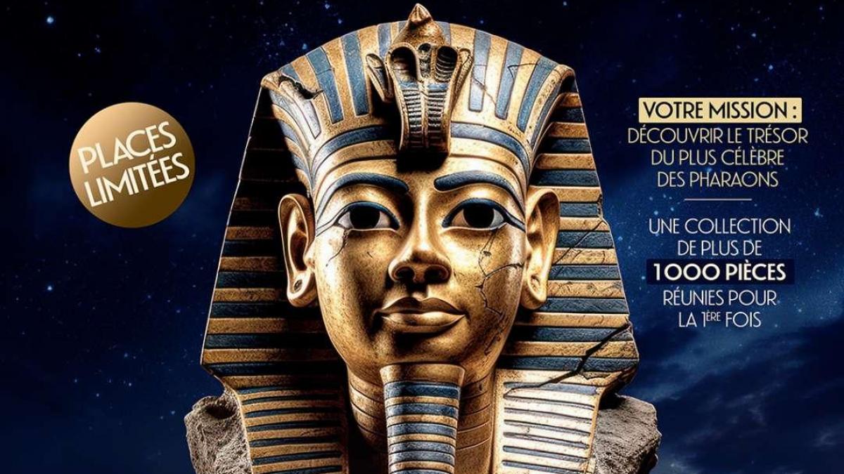 Affiche toutankhamon experience immersive pharaonique