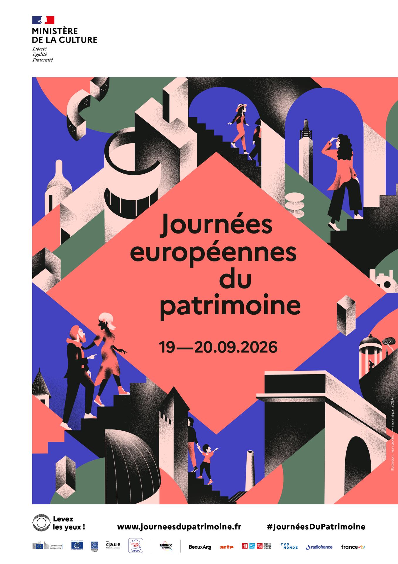 Journées du patrimoine 2026 : dates, thèmes et programme