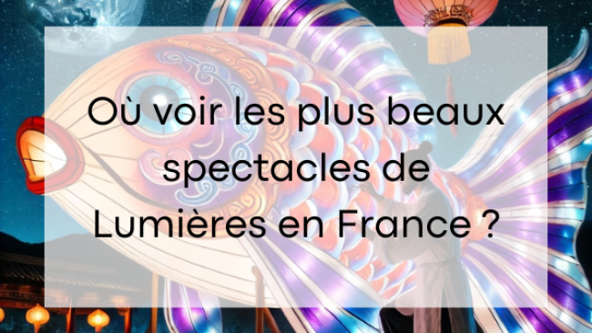 Où voir les plus beaux spectacles de Lumières 2024 en France ?