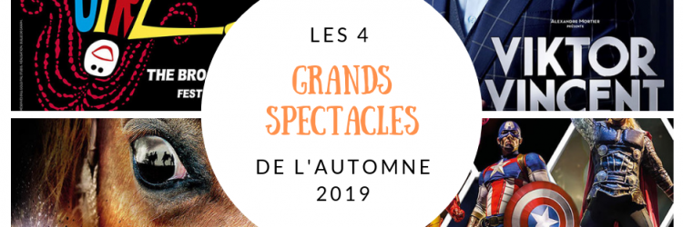 Grands spectacles automne 2019