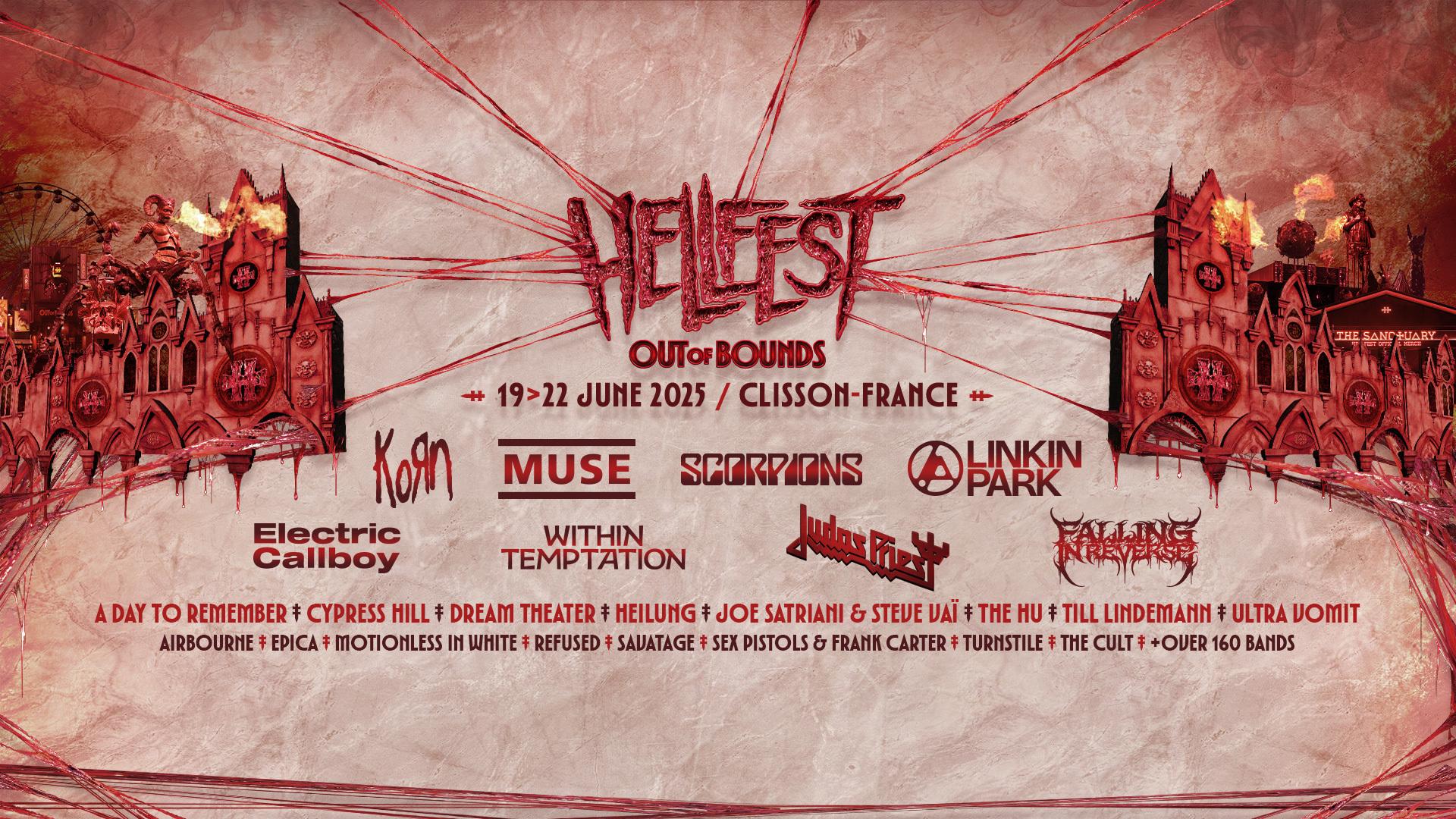 Le Hellfest 2025 dévoile toute sa programmation