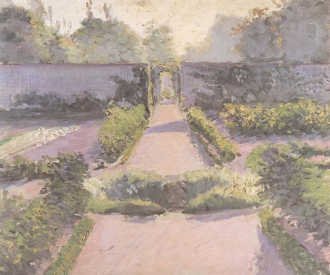 Le jardin potager yerres 1875 1878 caillebotte