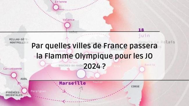 Par quelles villes de France passera la flamme olympique pour les JO 2024 ?